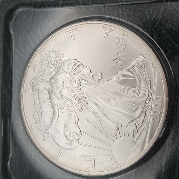 2000 p Silver Dollar Uncirculated NWT - Picture 3 of 8